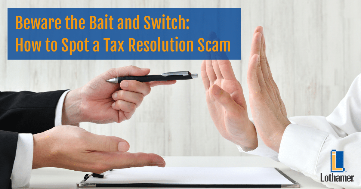 A customer refuses to sign a contract after pressuring bait & switch tactics from a dishonest tax resolution specialist